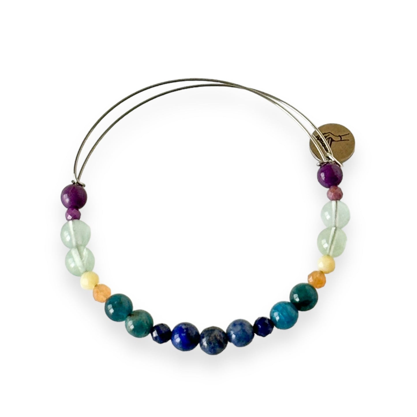 Joy Natural Crystal Bracelet with Lapis Lazuli and Aventurine