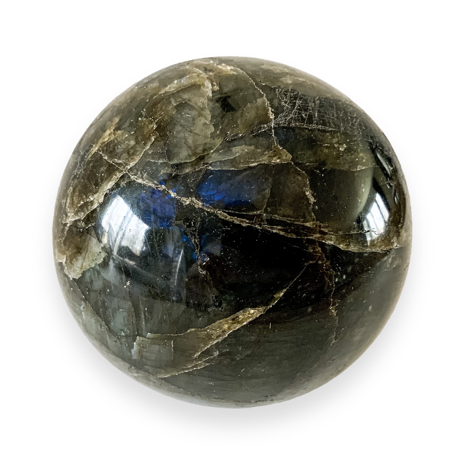 Polished Labradorite crystal orb