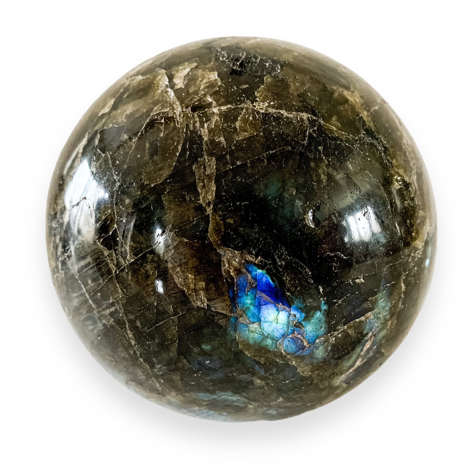 Iridescent Labradorite sphere