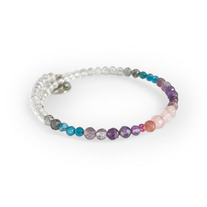 Serenity Natural Crystal Wrap Bracelet