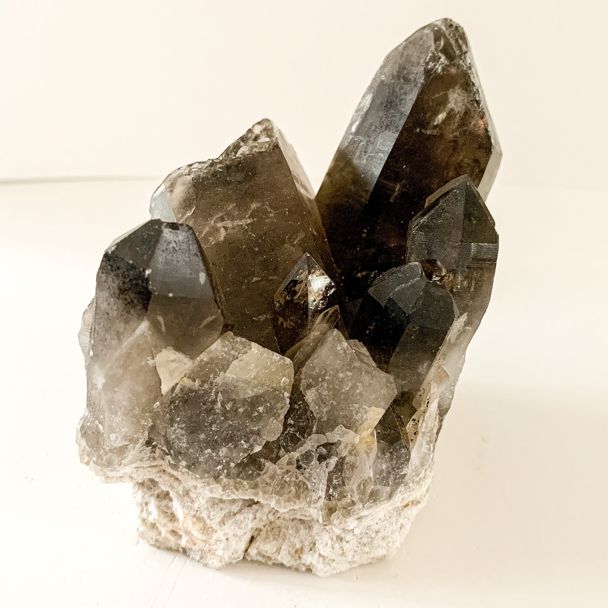 Smoky Quartz cluster for anxiety