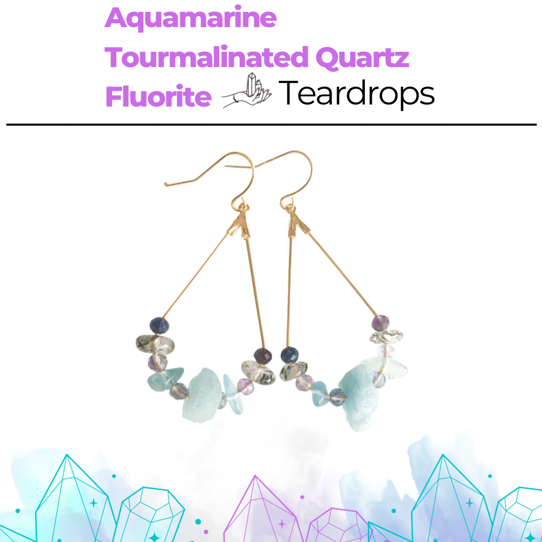 Teardrop earrings for personal empowerment